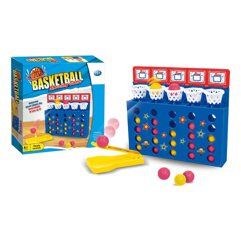 Mini Juego de Baloncesto de Mesa para Niños